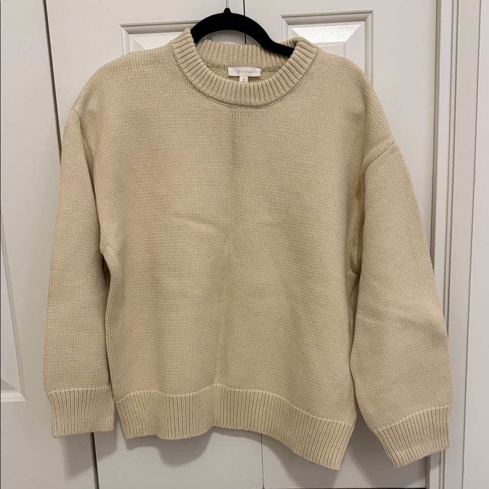 All:Row Cream Holly Sweater